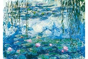 AVEJOYS Jigsaw Puzzles for Adults 1000 Piece Waterlilies by Claude Monet 27.56 x 19.69 Inch Jigsaw Puzzles for Adults Educational Game 1000 Pieces Monet Puzzles for Adults