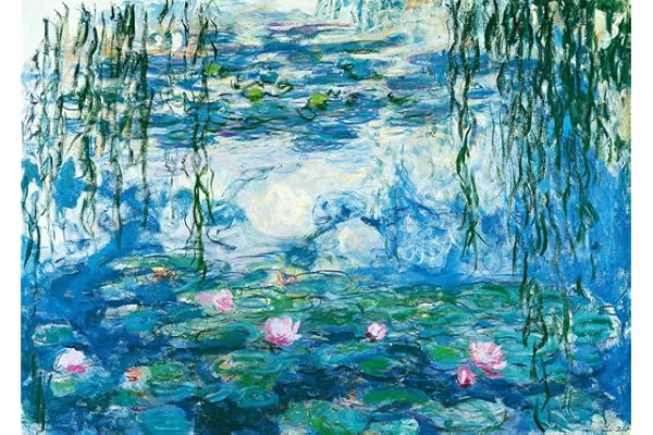 Puzzles pour Adultes 1000 pièces Nénuphars de Claude Monet 70 x 50 cm Puzzles pour Adultes Jeu éducatif Challenge Toy 1000 pièces Puzzle pour Adulte Enfant