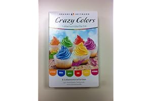 BRAUNS HEITMANN Crazy Colors Lebensmittelfarbe 6 x 4 g orange blau grün rot gelb violett
