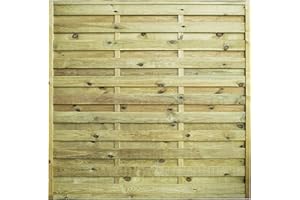 AVANTI TRENDSTORE - Lara - 1x Pannello salvavista in legno per il giardino, 180x180 cm (1) (1, 180x180 cm)
