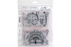 STAMPERS ANONYMOUS Tim Holtz - Stampers Anon Cling RBBR Sellos Inventor 1, Talla única