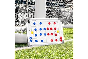 FORZA Tableaux Tactiques de Football | Tableau Blanc pour Entraînements (Feutres Effaçables à Sec Inclus) | Plaquette pour Coachs | Double Face | Plusieurs Tailles