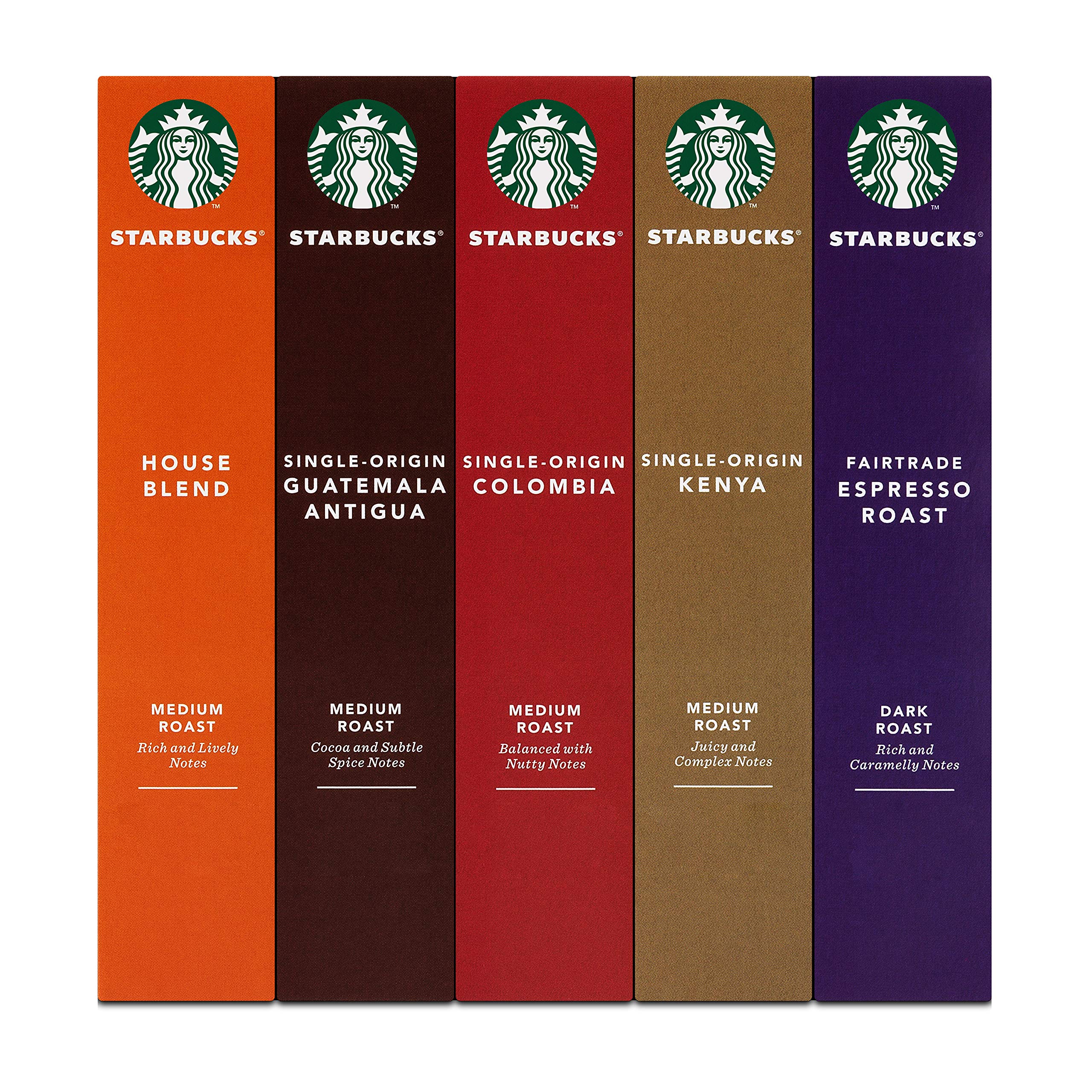 Starbucks Mixed Variety Pack Espresso Capsules Nespresso* Compatible