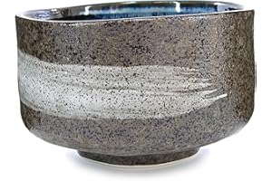 Mino Ware Ciotola da tè giapponese fatta a mano Matcha marrone, cerimonia della tazza di tè Matcha, ceramica autentica, Hagoromo Chawan