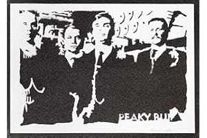 moreno-mata Peaky Blin... Autentico Graffiti Hecho a Mano Handmade Poster Series TV Cuadros Decoracion Salon Modernos Regalos Originales para Hombre y Mujer