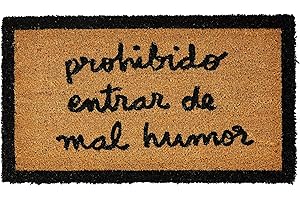 Laroom Felpudo, Yute, Marrón, 40x70cm