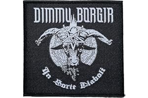 PIROIT Dimmu Borgir Écusson tissé et sous licence Diabolo dans différentes variétés