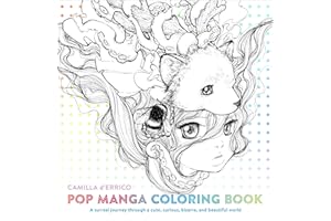 WATSON-GUPTILL Pop Manga Coloring Book: A Surreal Journey Through a Cute, Curious, Bizarre, and Beautiful World