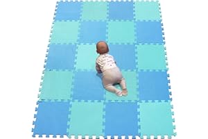 YIMINYUER® 20 Piezas (30cmx30cmx1cm Cada Pieza), Infantiles Alfombrillas para Puzzles, Bebés Alfombras Puzzles y Juegos, Niños Alfombra Puzzle Bebe R07R08G301020