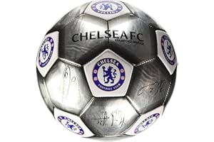 Club Licensed Chelsea Silver Signature Football - 05