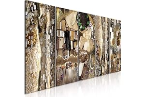 murando Quadro Acustico Gustav Klimt 5 pezzi schiuma acustica Quadri Moderni su Tela non Tessuta Stampa Protezione dai Rumori Fonoassorbente