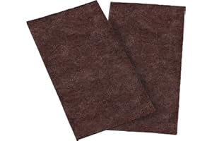 ‎HAGGIY haggiy Bastelfilz Filzzuschnitt – 3 mm stark, DIN A4 (210 x 297 mm), Braun – 2er Set Filzplatten ohne Klebeschicht für Bastelprojekte, Dekoration