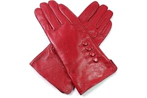THE LEATHER EMPORIUM Ladies Womens Premium Quality Genuine 4 Button Leather Gloves