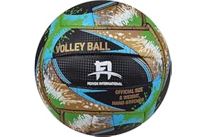Foriox International Volleyball Soft Touch Volley Ball Size 5 Outdoor Indoor Beach Gym Game Ball Waterproof Sand Sports Official Volleyballs for Pool, Gym, Training