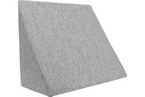 Formalind - Das Fantastische XL Keilkissen 60x50x30cm - Formstabiles XL Lesekissen für Bett & Couch. Lesekissen mit abnehmbarem & waschbarem Bezug. Vielfältiges Reflux Kissen. Schwarzweiß