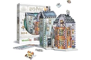 Wrebbit3D, Diagon Alley Collection: Weasley Wizards Wheezes (285pc), 3D Puzzle, Ages 14+