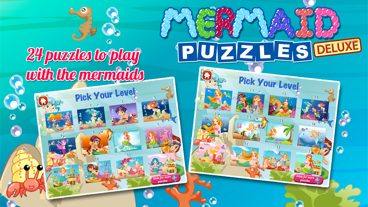 Mermaid Puzzles Deluxe : Amazon.co.uk: Apps & Games