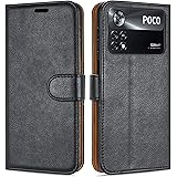 Case Collection for Xiaomi Poco X4 Pro 5G Phone Premium Leather Folio Cover, Magnetic Closure Protective Book Design Wallet F