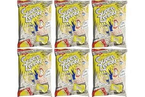 ノーベル製菓 Nobel Japanese Candy, Nostalgic Super Lemon Candy, 3.09-Ounce Bags (Pack of 6)