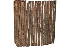 casa.pro Rindenmatte Zamora Balkon Sichtschutz 150 x 500 cm Gartenzaun strapazierfähig Rindenzaun Sichtschutzmatte Balkonverkleidung wetterfest