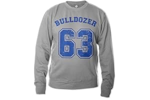 BUD SPENCER OFFICIAL Bud Spencer Bulldozer 63 - Felpa da uomo (grigio)