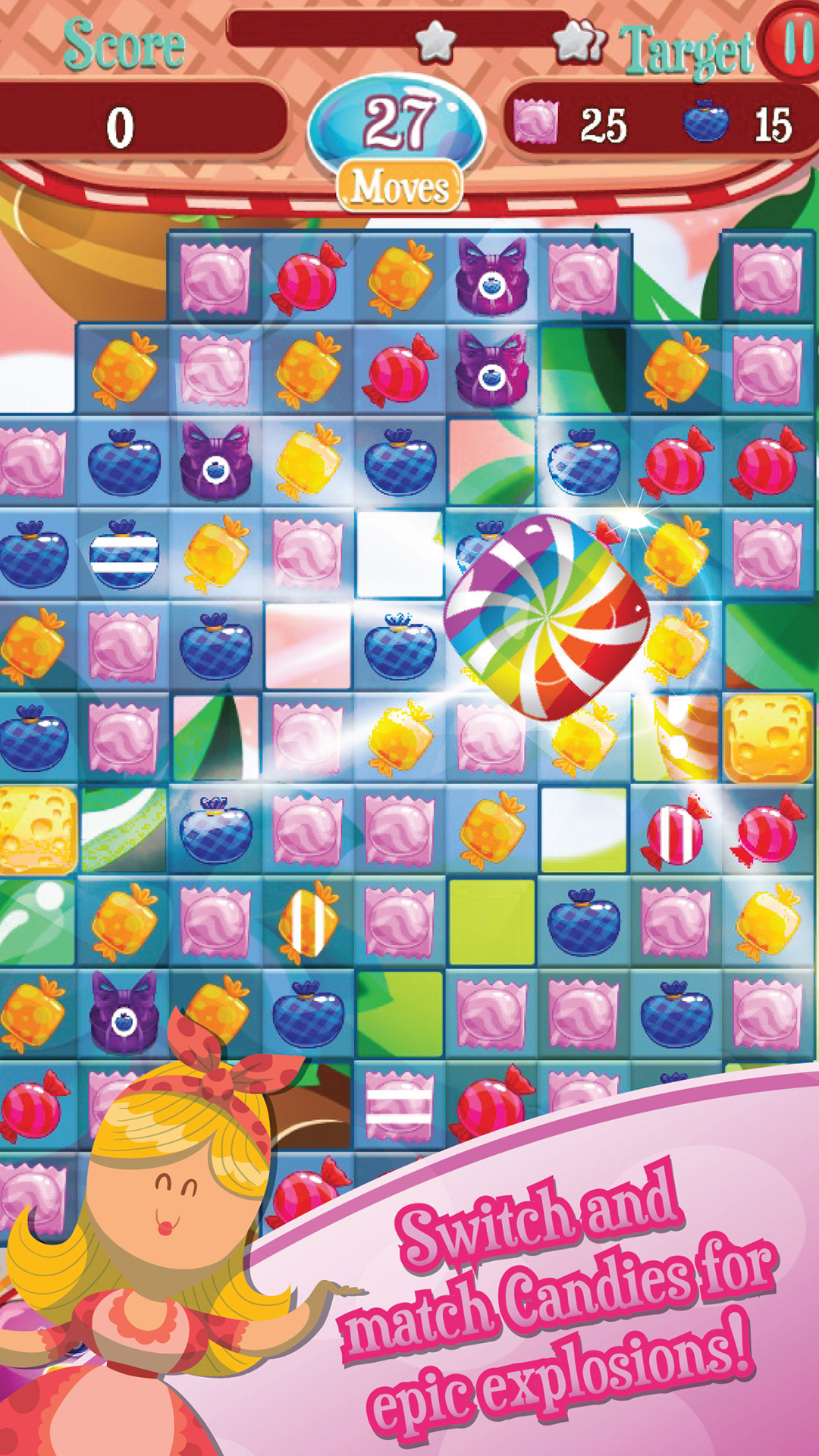 Bubble Candy Witch Lollipop Candy Match3 Puzzle Game Amazon.co.uk Apps & Games