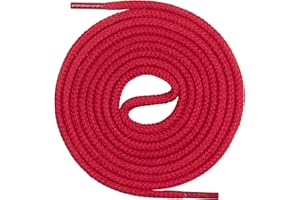 Mount Swiss Lacets ronds, qualite premium 100% coton, indéchirable, ø 3 mm -4 mm, Longeur 45-200 cm