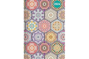 Alpha Edition Agenda Giornaliera Style 2024, 15x21 cm, ORIENTAL, 352 pagine