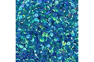 OBLIQUE UNIQUE 1 400 paillettes - Diamètre : 6 mm Königsblau irisierend