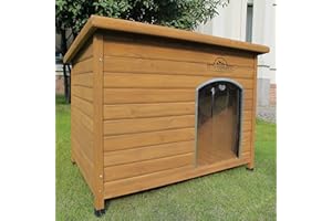 Pets Imperial® Norfolk Insulated Dog Kennel - Size XL - Outdoor Dog House with Opening Roof - 116 cm (W) x 79 cm (D) x 81 cm (H)