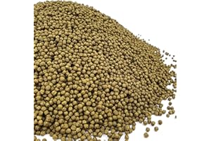 THE AQUA SHACK All Season Goldfish Mini Floating 3mm Pond Pellets Fish Food Coldwater Koi Carp (250g)