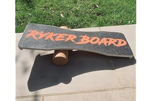 VALHALLA FITNESS Balance Board Rocker Board for Balance Core Training Surfering Skateboard Calisthenics Indoor or Outdoor neuromuscular response training