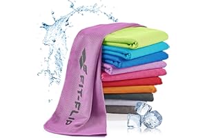 ‎FIT-FLIP Fit-Flip Kühlendes Handtuch - als Cooling Towel und mikrofaser Kühltuch - kühlendes Sporthandtuch - Airflip Towel für Fitness und Sport - Ice Towel Kühlhandtuch - Handtuch mit Kühlfunktion