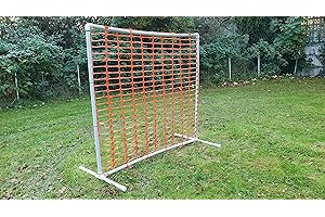 WUZZMANN HOOPERS Agility Zaun orange/VDH-KONFORM/Gate/Gatter/Trennzaun, aus Kunststoff, NADAC Hoopers
