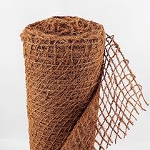 Tappetino In Cocco Per Terrapieno E Laghetto 1m X 20m | 450 Gr/m&sup2; | Protezione Erosione Naturale