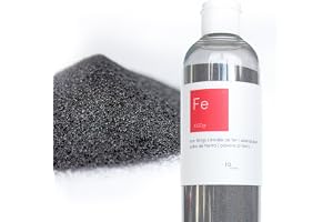 1 KG Järnspån [Återförslutningsbar Flaska] - Iron Powder - Järnpulver för vetenskap och utbildning - Skapa en magnetisk vägg
