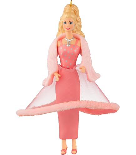 Hallmark Mattel Black Holiday Barbie 2022 Weihnachtsbaum-Ornament – Sammlerstück Für Barbie-Fans