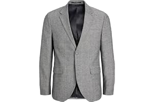 JACK & JONES Jprmartin Winter Tweed Blazer Do01 Sn, Ultimate Grey, 50