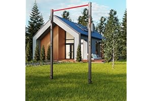 K-Sport: Barra de dominadas para exteriores, estación de fuerza resistente a la intemperie con barra de dominadas, torre de dominadas para entrenamiento muscular, Pull Up Mate