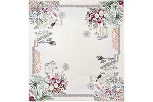 GIURI TESSUTI - TOVAGLIETTA Centrotavola quadrata in tessuto Gobelin Jacquard, Realizzata a mano in Italia (TOVAGLIETTA - TUCANO)