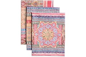 MAISON D' HERMINE Maison d'Hermine Küchenhandtücher 3er-Set 100% Baumwolle 70 cm x 50 cm Wiederverwendbare Geschirrtücher aus Stoff saugfähig mit Aufhängeschlaufe Küche Weihnachtsdekoration (Ispahan)