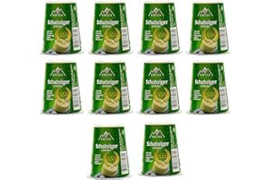 S.MILE GMBH Food-United Schabziger Stöckli schweizer Käse 10x 100 g passend für Pasta & Pizza am Stück Kräuterkäse grüner Schotterkäse Stötzle würzig aromatisch