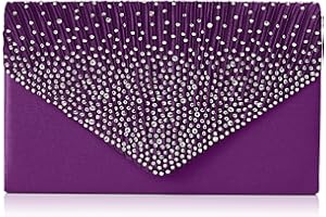 SwankySwans Abby Diamante Envelope Style Bag, Sac