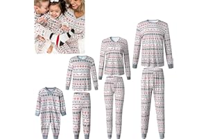 Oriental eLife Matching Christmas PJs for Family,Family Christmas Pyjamas Set, Xmas Pajamas Nightwear Sleepwear Sets for Adult Women Men Kids Baby