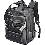 Amazon Basics Tool Bag Backpack - 51-Pocket with Adjustable Pouch Front