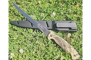 Fjord Premium Filetiermesser der Extraklasse mit Tarngriff Outdoor (Modell Nr. 2.2) FBA