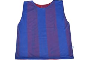 Sterling Sports 10 X Pack Football Training Bibs with Double Sided - Quick Dry Training Bibs For Football, Soccer, Cricket, Hockey & Basketball