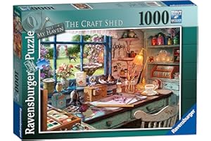 Ravensburger My Haven No.1 The Craft Shed 1000 Piece Jigsaw Puzzle for Adults & for Kids Age 12 and Up