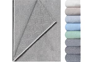 GFD – Colcha Multiusos OBI para Sofa y Cama, Cubre Sofa, Plaid Sofa, Plaid Cama, Jarapas para Sofas, Foulard Sofa, Manta Cubre Sofa, Colcha Sofa (Gris, 230 x 290)