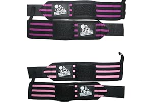 NORDIC LIFTING Bandes de Poignet pour Haltérophilie, Cross Training, Powerlifting & Bodybuilding - 2P - Femmes & Hommes - Équipement de qualité supérieure pour Un Meilleur Soutien et Une Meilleure Force de la Main
